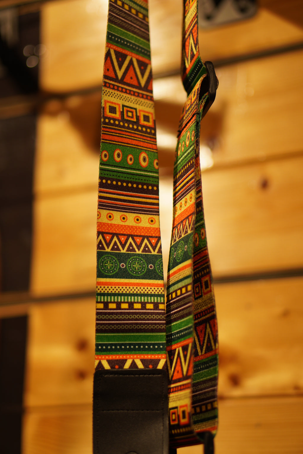 Ethnic Tribal Print Fabric Guitar Strap