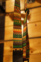 Ethnic Tribal Print Fabric Guitar Strap