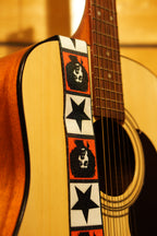 Vintage Rock Icon Star Pattern Guitar Strap