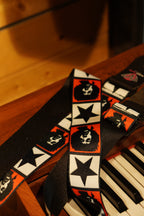 Vintage Rock Icon Star Pattern Guitar Strap
