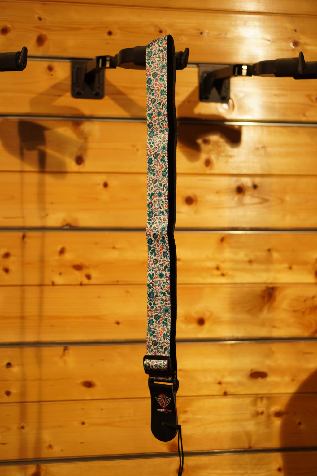 Classic Floral Print Adjustable Guitar Strap