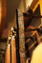 Classic Floral Print Adjustable Guitar Strap