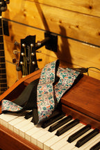 Classic Floral Print Adjustable Guitar Strap