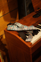 Classic Floral Print Adjustable Guitar Strap