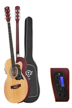 TFLY Semi-Acoustic Guitar with Built-in 3-Band EQ & Tuner - Cutaway Design
